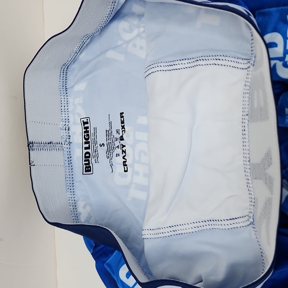 CRAZY BOXER BUD LIGHT BLUE COLOR SMALL SIZE - Picture 6 of 7